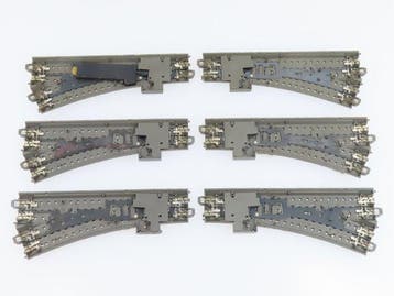 Märklin H0 - 24611/24612 - Modeltreinsporen (6) - 6-delig, Nieuw