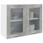 vidaXL Bovenkast Lyon 80x31x60 cm betongrijs, Huis en Inrichting, Keuken | Keukenelementen, Verzenden, Nieuw, Grijs