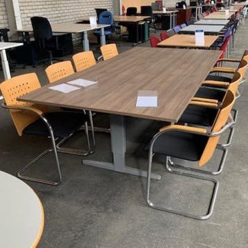 (MDK-107171) Assenburg vergadertafel 280 x 120 cm, Huis en Inrichting, Ophalen of Verzenden, Gebruikt