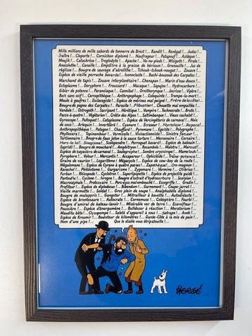 Tintin - Le poster des 220 jurons du Capitaine Haddock –, Nieuw