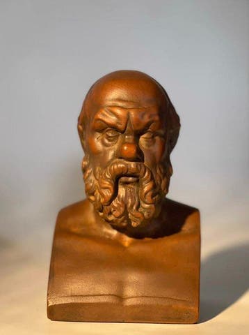 sculptuur, Socrates – Classical Greek Philosopher Bust - 16