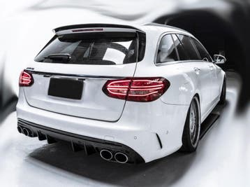 Diffuser + Uitlaatstukken (chrome) geschikt voor Mercedes, Auto diversen, Tuning en Styling