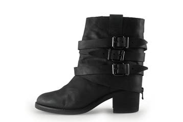 Sacha Biker boots in maat 41 Zwart, Verzenden, Zwart, Overige typen, Zo goed als nieuw