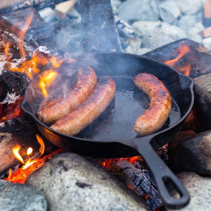 Gietijzeren pannenset - 3-delig, Huis en Inrichting, Keuken | Potten en Pannen, Nieuw, Verzenden