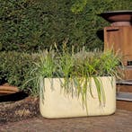 Odin M 90x29x45 cm Cream, Tuin en Terras, Bloembakken en Plantenbakken, Verzenden, Nieuw, Beton