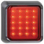 LED mistlicht met zwarte rand   | 12-24v | 40cm. kabel, Verzenden, Nieuw