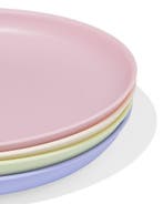 HEMA Borden 21.5cm kunststof pastel - 4 stuks, Huis en Inrichting, Keuken | Servies, Verzenden, Nieuw
