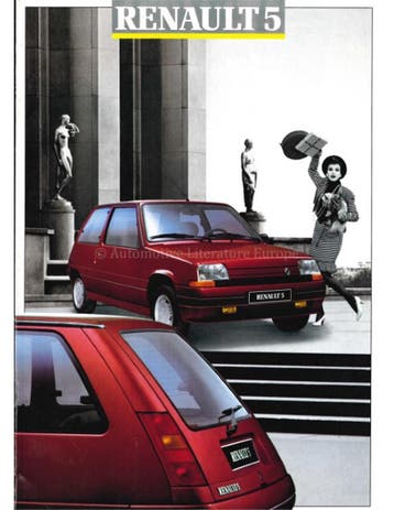 1988 RENAULT 5 BROCHURE DUITS, Nieuw, Renault, Author