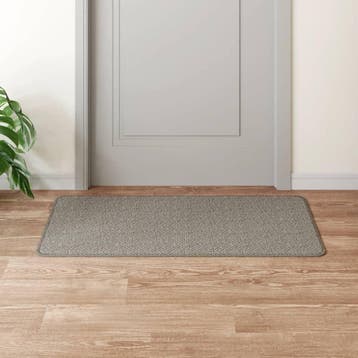 vidaXL Tapijtloper 50x100 cm sisal-look zilverkleurig, Verzenden, Nieuw, Zilver