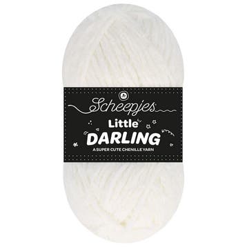 Scheepjes Little Darling - 401 Ice Bear - DK Chenille Gare, Ophalen of Verzenden, Nieuw