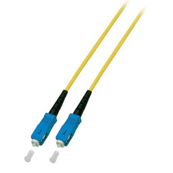 Glasvezelkabel OS2 - SC/SC - 0.5 meter (Simplex, 9/125m), Verzenden, Nieuw