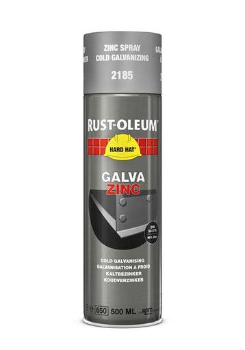 Rust oleum hard hat galva zinc koudverzinker 500 ml, 2185,, Verzenden, Nieuw