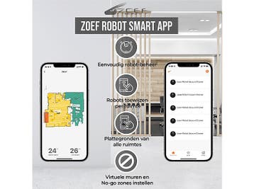 ZOEF ROBOT Geavanceerde robotstofzuiger Willem met - Zwart, Witgoed en Apparatuur, Verzenden, Nieuw