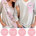 Babyshower of genderreveal set 6-delig, Hobby en Vrije tijd, Feestartikelen, Verzenden, Nieuw, Versiering, Geboorte of Huwelijk