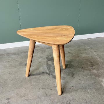 Driehoek retro salontafel -  KleinSalontafels, Huis en Inrichting, Tafels | Salontafels, Ophalen of Verzenden, Nieuw