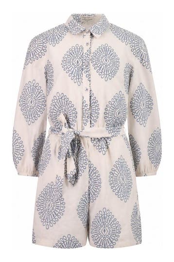 Lofty Manner Jumpsuit in maat M Wit, Lofty Manner, Verzenden, Zo goed als nieuw, Wit