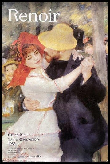 Pierre-Auguste Renoir - 1985 * Manifesto, Poster Arte, Antiek en Kunst