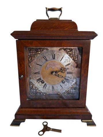 Tafelklok - John Thomas London, Warmink / Wuba - Art Deco, Antiek en Kunst, Antiek | Klokken