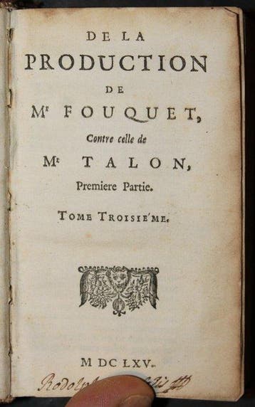 Nicolas Fouquet - De La Production De Mr.Fouquet Contre