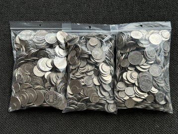 Nederland. Partij van 8 kilo nikkelgeld 1948-2001