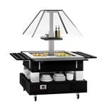 GGM Gastro | Buffet gekoeld DUBLIN - 1700mm - met gekoelde |, Verzenden