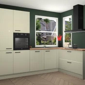 Magnolia hoogglans keuken Kotor 117998, Huis en Inrichting, Verzenden, Nieuw