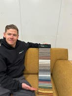 Nieuw Gestoffeerde Design on Stock Bloq Bank op maat, Huis en Inrichting, Banken | Bankstellen, Ophalen of Verzenden, Nieuw