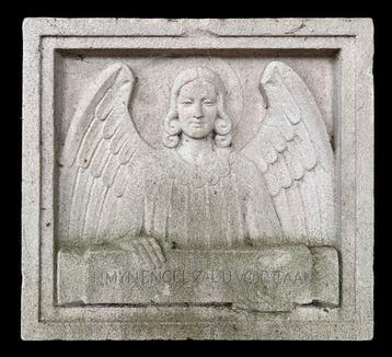 Sculptuuur voor buiten, MIJN ENGEL ZAL U VOORGAAN