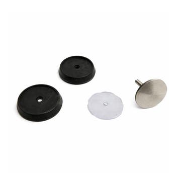 Afdekplaatje RVS geborsteld 32 mm, Ophalen of Verzenden
