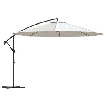 Hangparasol 3,5m Aluminium | Tweedekansje | OP=OP, Kantelbaar, Ophalen of Verzenden, 3 tot 4 meter, Zweefparasol