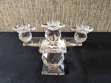 Swarovski - Herman Koch - Kandelaar 102 (2) - Kristal -, Antiek en Kunst