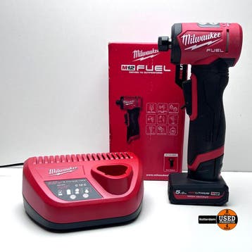 Milwaukee M12 FDGA2-0 FUEL haakse accu-stiftslijper, Verzenden, Gebruikt