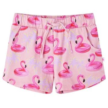vidaXL Kindershorts met trekkoord 116 lichtroze, Verzenden, Nieuw