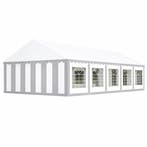 Classic Plus Feest-tent PVC 4x10x2 mtr in Wit-Grijs, Verzenden, Nieuw