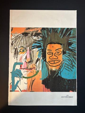 Jean-Michel Basquiat (After) - Dos Cabezas – Poster