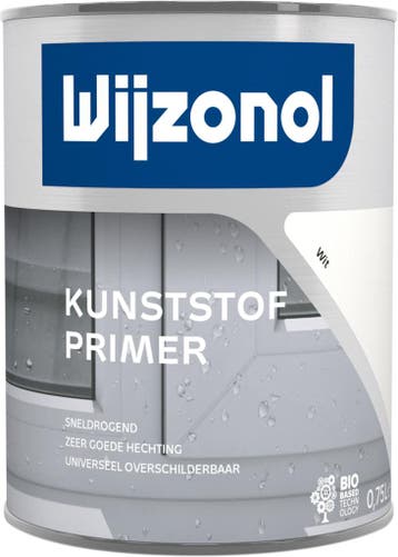 Wijzonol Kunststof Primer Wit 750 ml, Ophalen of Verzenden, Nieuw