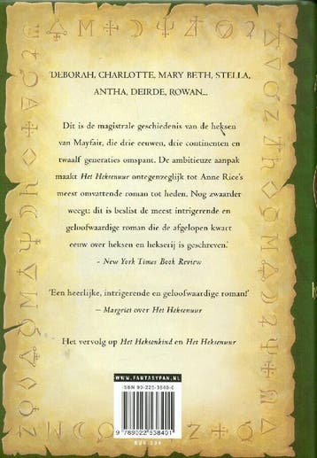 De heksenmeester - A. Rice 9789022538401 Anne Rice, Boeken, Verzenden, Gelezen, Anne Rice