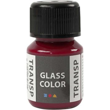 Glass Color Transparent, roze, 30 ml/ 1 fles, Hobby en Vrije tijd, Schilderen, Nieuw