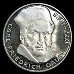 Duitsland. 5 Deutsche Mark 1977 Carl Friedrich Gauss proof