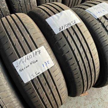 2 x Nexen 215-60-17 Zomerbanden 5,5mm, 17 inch, Ophalen of Verzenden, Band(en), Personenwagen