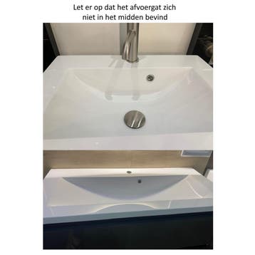 AKTIE! Badmeubel Boss & Wessing Paris 80 cm Compleet, Ophalen of Verzenden, Nieuw