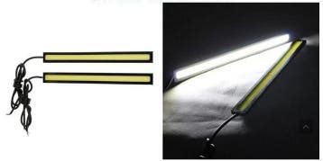 17CM LED - DRL - Wit - 12 volt, Ophalen of Verzenden