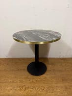 Gebruikte Marmerlook Tafel - T1633 Vintage/Café, Ophalen, Nieuw