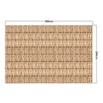 casa.pro Rietmat Allzio rol 10-15 mm 300x200 cm natural, Tuin en Terras, Verzenden, Nieuw