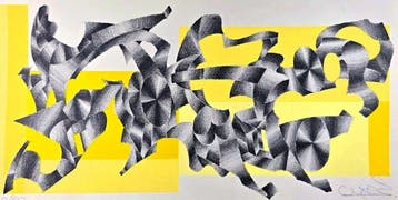 Wxyz (1980) - Letter Study- (Silk Screen / Limited Edition -