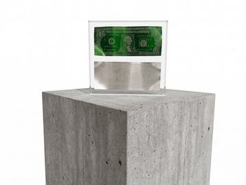 Karl Lagasse - NEW Sculpture *Double One dollar Green &