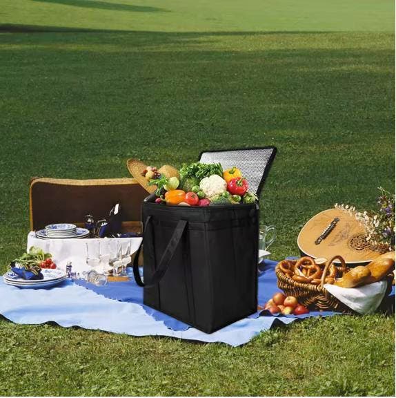 Grote Picknick Koeltas Geïsoleerd Strand Reizen Outdoor, Caravans en Kamperen, Koelboxen, Nieuw, Verzenden