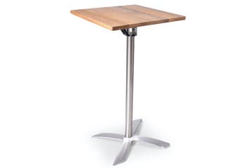 Statafel Helsinki | 60x60cm | opklapbaar, Ophalen of Verzenden, Nieuw, Vierkant, Kunststof