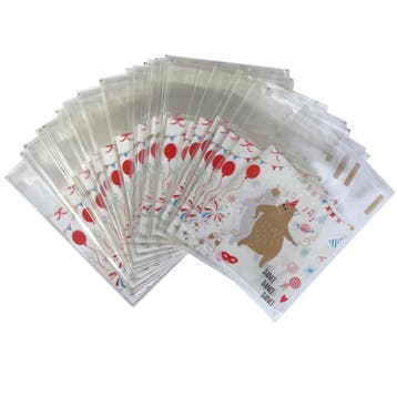 Fako Bijoux - 100x Uitdeelzakjes - Cellofaan Plastic, Verzenden, Nieuw