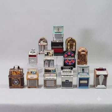 Seeburg Wurlitzer AMI Rock-Ola - Jukebox Miniatura Vintage
